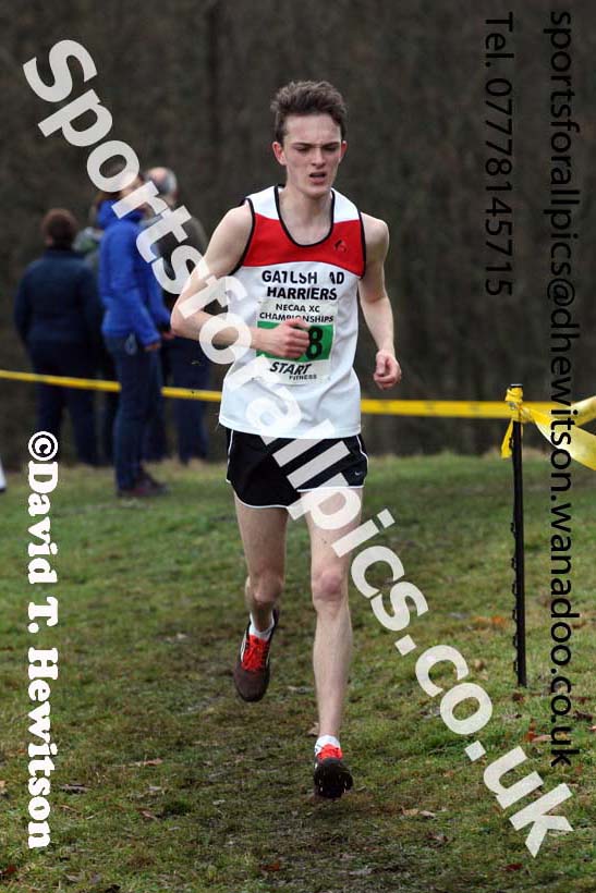 Mens under-20s North Eastern Cross Country, Aykley Heads, Durham. Photo: David T. Hewitson/Sports for All Pics